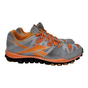 Reebok‎ J99474 RealFlex Transition Athletic Shoe Gray Orange 11.5 Men's Sneakers